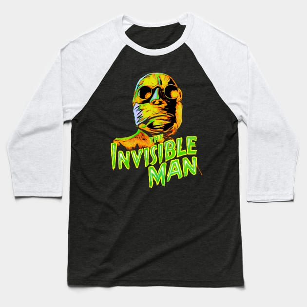 The Invisible Man Baseball T-Shirt by Fred_art_61